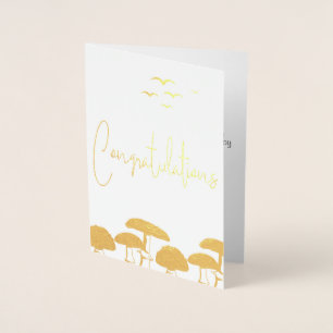 Foil Mushroom Card