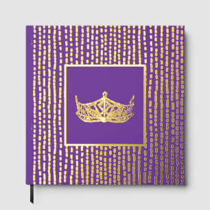 Foil Pageant Crown Photo Scrapbook with NO text  Guest Book