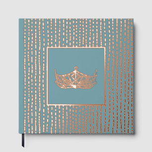 Foil Pageant Crown Photo Scrapbook with NO text Guest Book