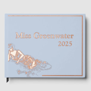 Foil Pageant photo & Scrapbook Retro Queen Guest Book