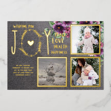 Foil PHOTO CHRISTMAS HOLIDAYS NEW YEAR 2022 2023