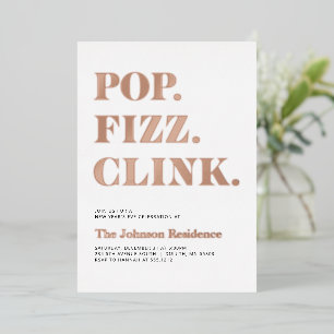 Foil Pop Fizz Clink New Year's