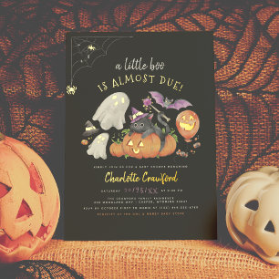 Foil Pressed Boo Cute Halloween Baby Shower