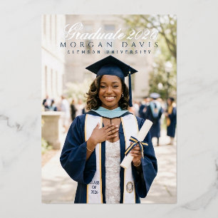 Foil Pressed Graduation announcement