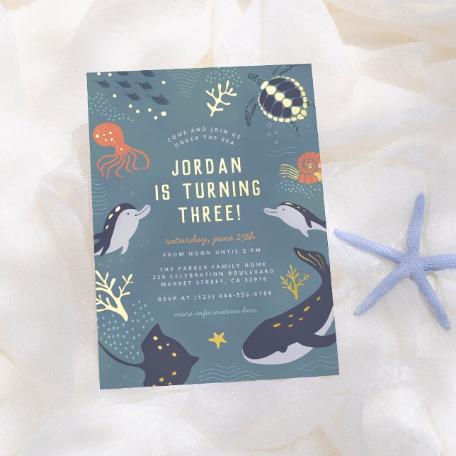 Foil Pressed | Under The Sea Boy Birthday Party (Creator Uploaded)