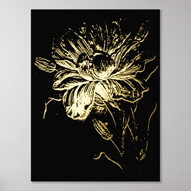 FOIL PRINT POSTER ART AN DESIGN STYLES (Front)