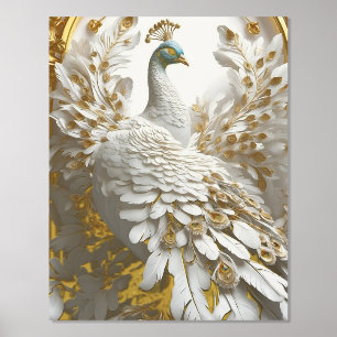 Foil Print, Size: 11" x 14", Foil Colour: Gold, Ma Prints