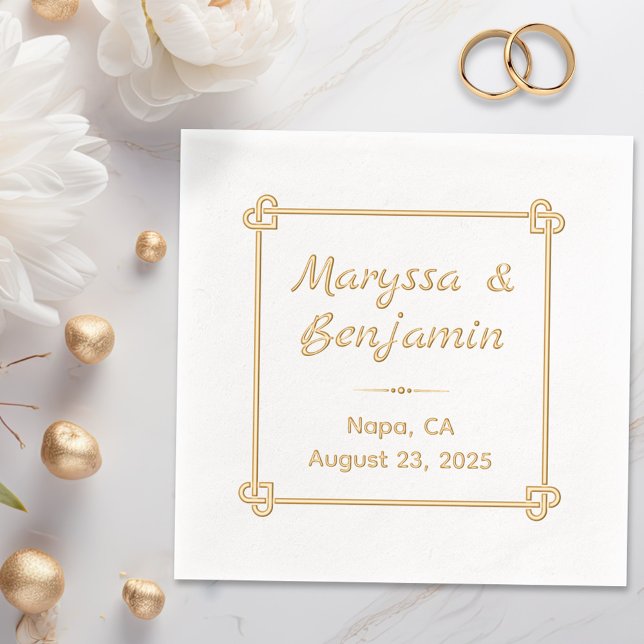 Foil Stamped Napkins (Creator Uploaded)