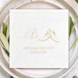 Foil Stamped Napkins