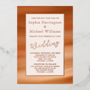Foil Terracotta Boho Editable Template Autumn 