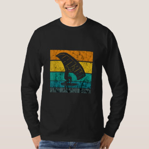 Foil Vintage Retro Electric Hydrofoil Surfboard Ef T-Shirt