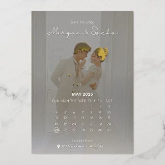 Foil wedding Invitation card wedding theme card