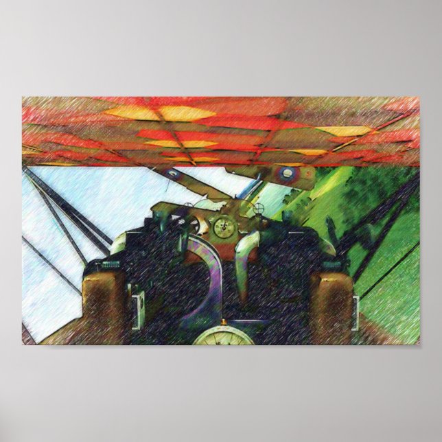 Fokker Cockpit Poster (Front)