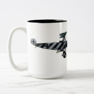 Fokker DR1 239/17 Mug! Two-Tone Coffee Mug