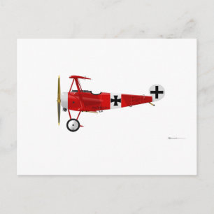 Fokker DR-1 Triplane Postcard