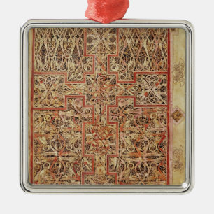 Fol.220 Carpet page, from the Lichfield Metal Tree Decoration