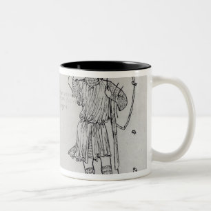 Fol.2 Snail and Hungarian soldier Two-Tone Coffee Mug