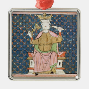 Fol.57v January: Janus Metal Tree Decoration