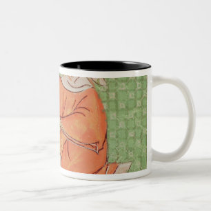 Fol.58r February: Warming by the Fire Two-Tone Coffee Mug