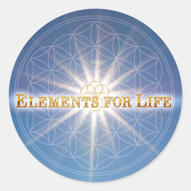FOL Sticker, Elements For Life Classic Round Sticker (Front)