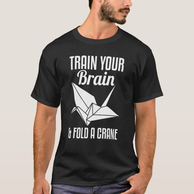 Fold A Orogami Crane T-Shirt (Front)