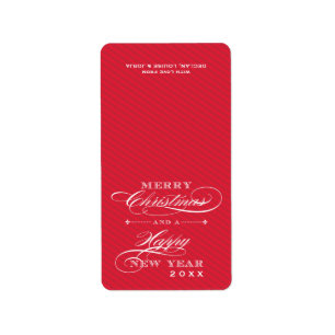 (FOLD OVER) CHRISTMAS LABELS :: lapel 7P