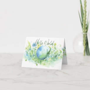 Folded Announcement Card