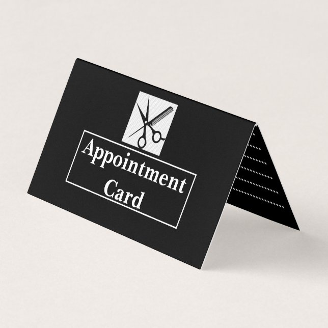 Folded Appointment Card - BusyBee Design (Front)