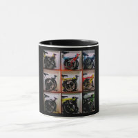 Folded Brompton Mug Art