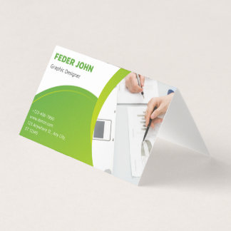 Folded Business Card