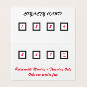 Folded Business Card