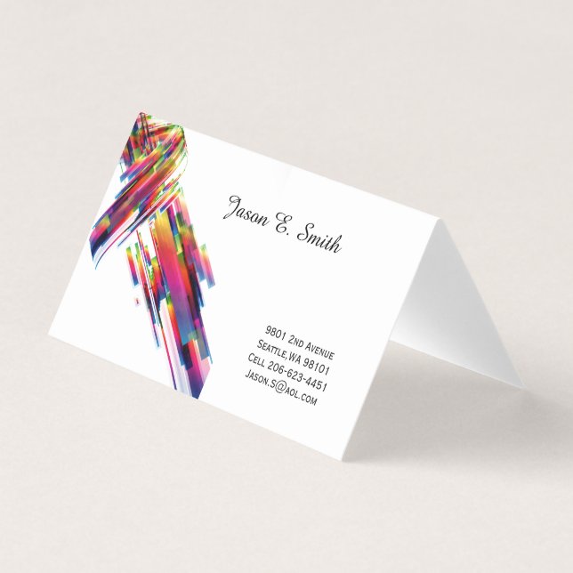 Folded Business Card (Front)