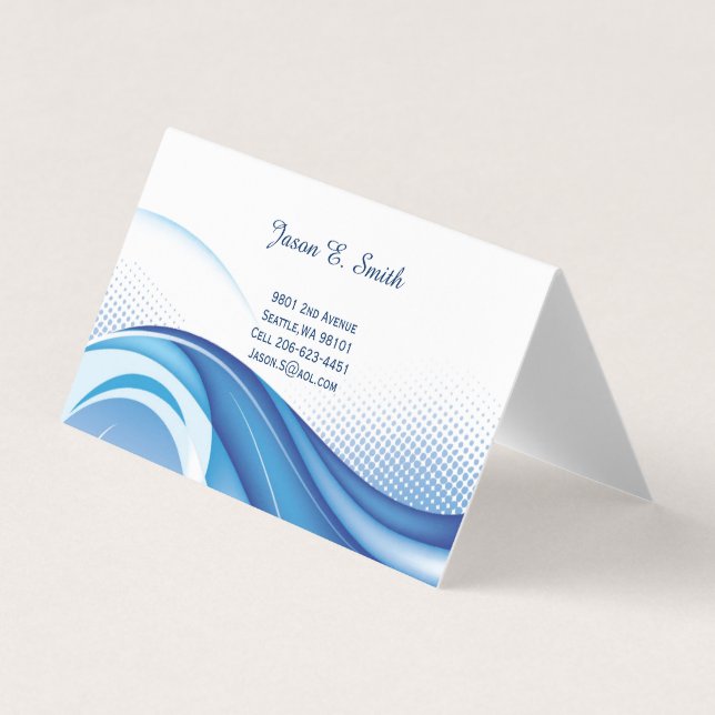 Folded Business Card (Front)