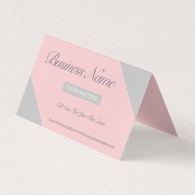 Folded Business Card (Front)