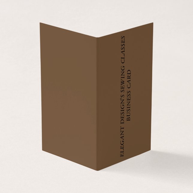 Folded Business Card (Outside)