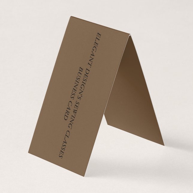 Folded Business Card (Front)