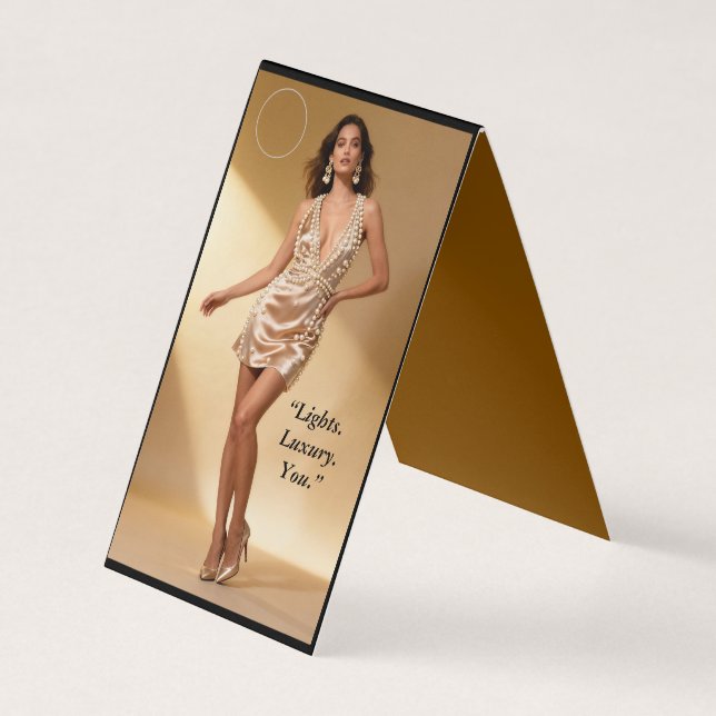 Folded Business Card (Front)