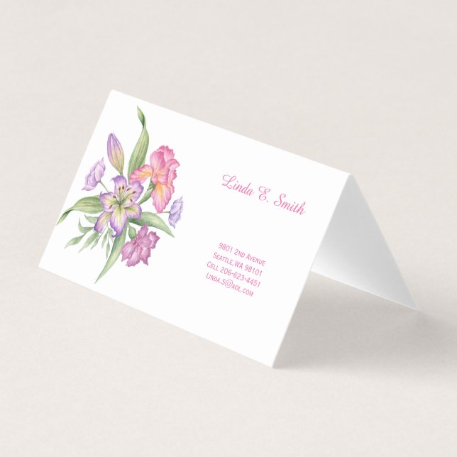 Folded Business Card (Front)