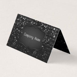 Folded Business Card Crystal Bling Strass