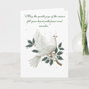 Folded  Card-Elegant Victorian Christmas Card