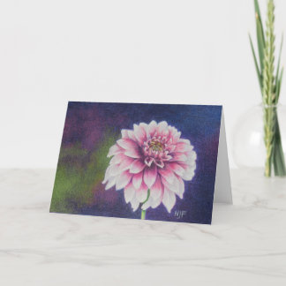 FOLDED CARD WITH FLOWER