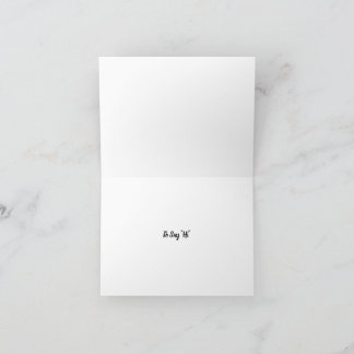 Folded Card with Message