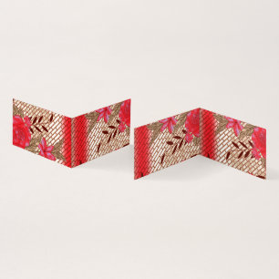 Folded Cards Floral Elegance – Modern Style