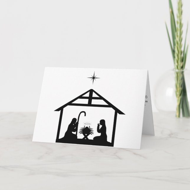 Folded Christmas card (Front)