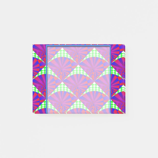 Folded Dimensions by Kenneth Yoncich Post-it Notes (Front)