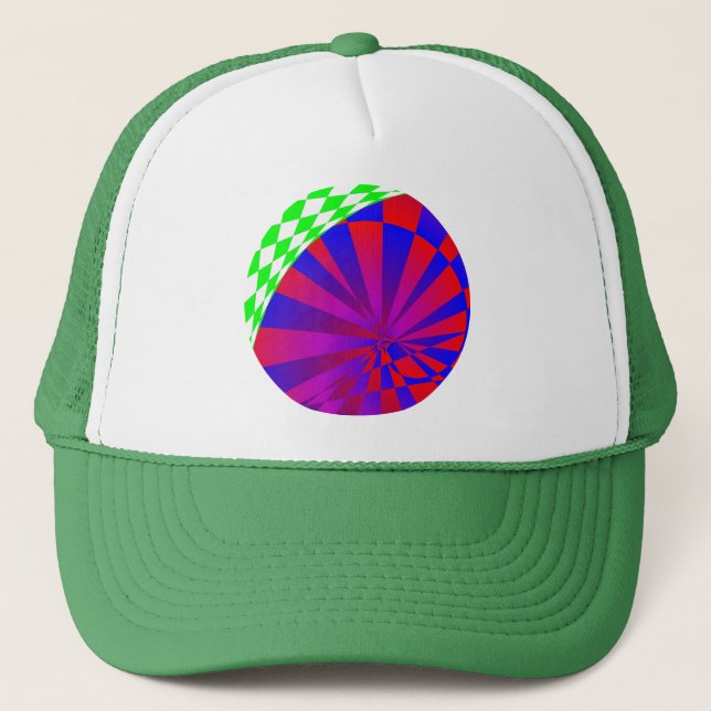 Folded Dimensions by Kenneth Yoncich Trucker Hat (Front)