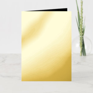 Folded Foil Greeting Card