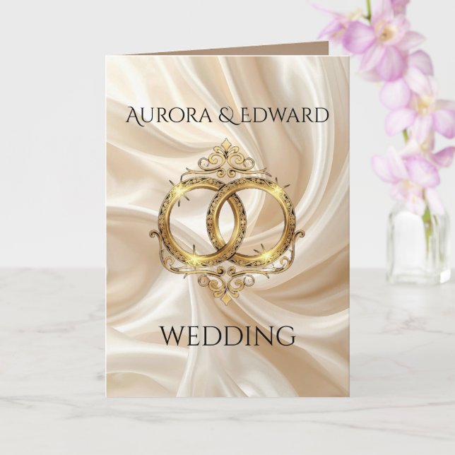 Folded Greeting Card (Orchid)