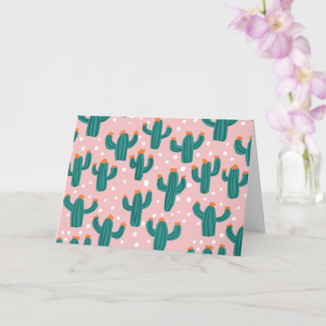 Folded Greeting Card (Orchid)