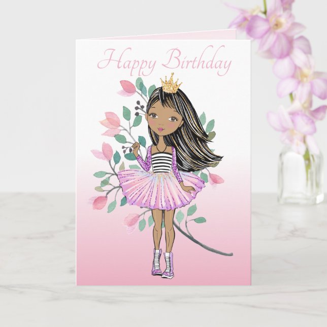 Folded Greeting Card (Orchid)